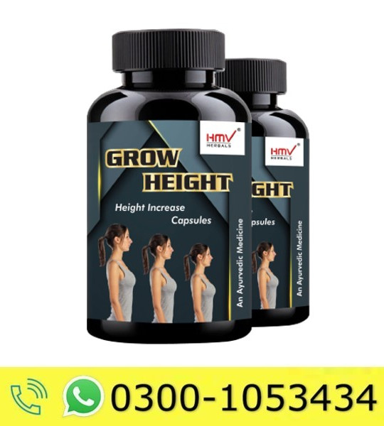 HMV Herbals Grow Height Pills Price in Pakistan
