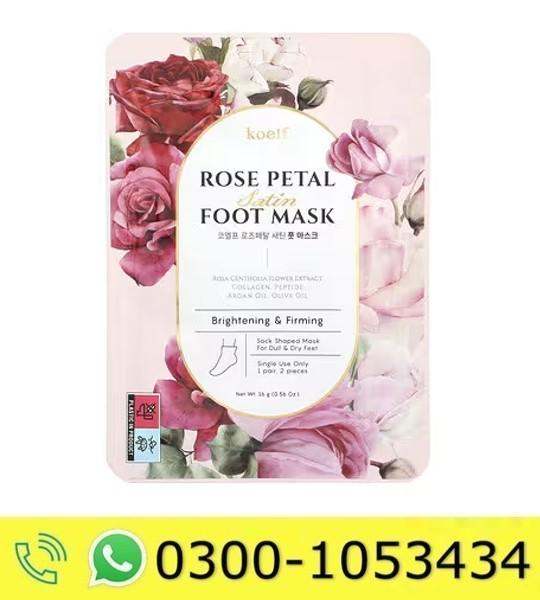 Koelf Rose Petal Satin Foot Mask Price in Pakistan