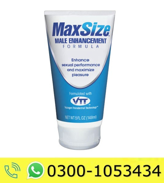 Max Size Male Enhancement Cream Price in Pakistan
