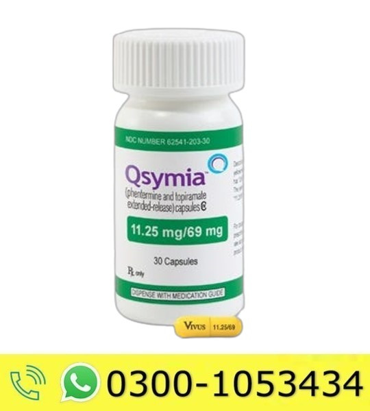 Qsymia 11.25 mg/69 mg Capsules Price in Pakistan