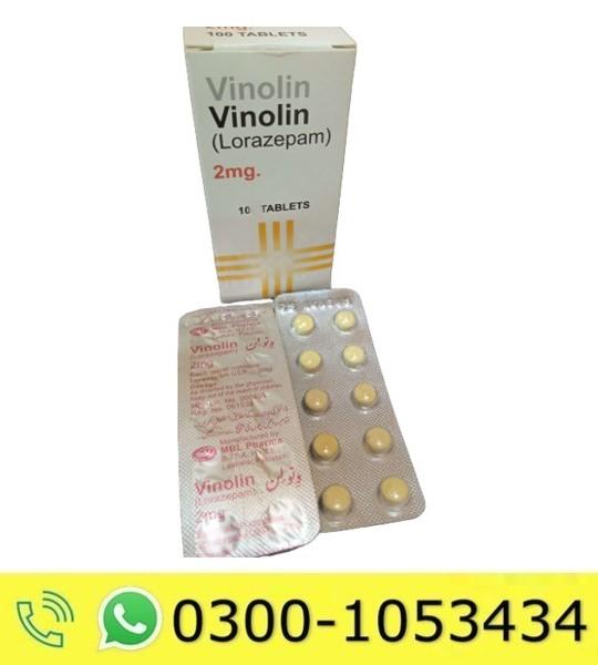 Vinolin Lorazepam 2mg Tablets Price in Pakistan