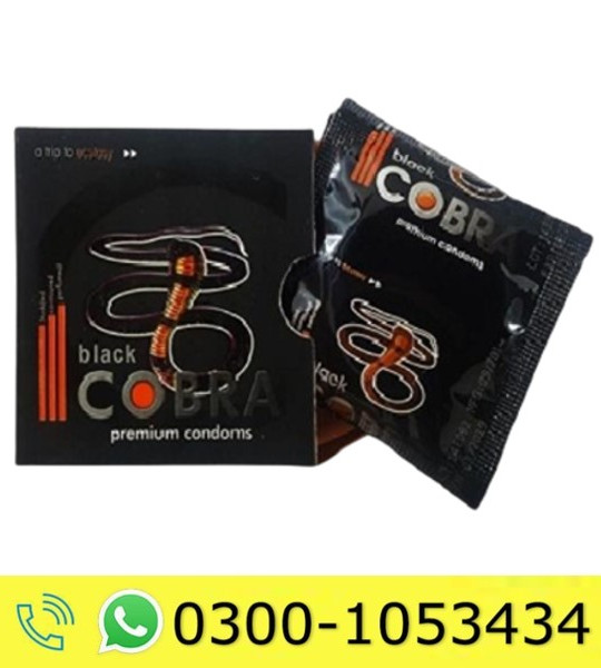 Black Cobra Premium Condom Price in Pakistan