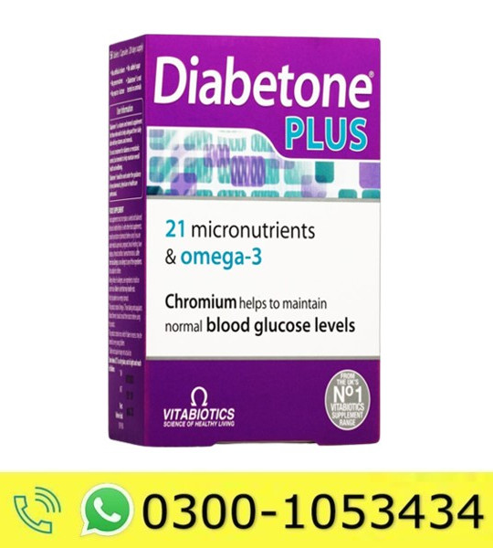 Diabetone Plus Omega-3 Tablets Price in Pakistan