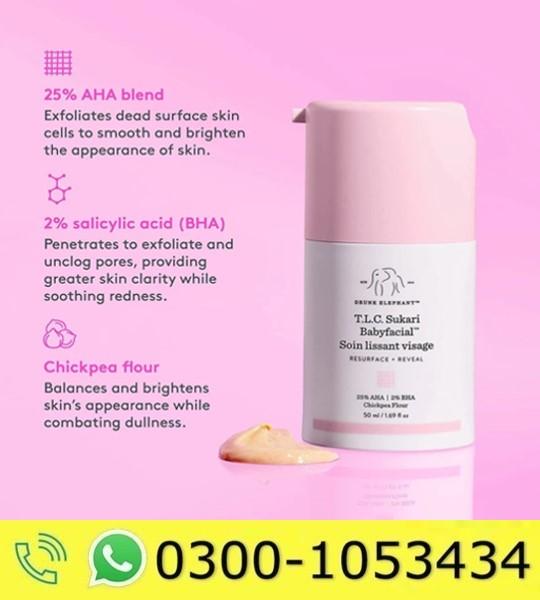 Drunk Elephant T.L.C. Sukari Babyfacial Face Mask Price in Pakistan