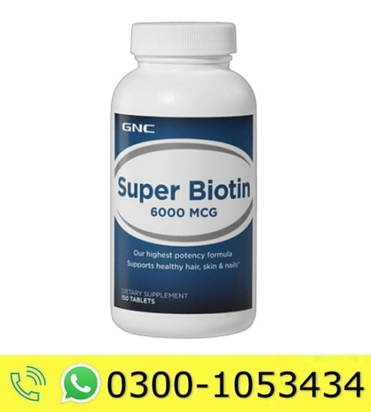 GNC Super Biotin 6000 MCG Price in Pakistan