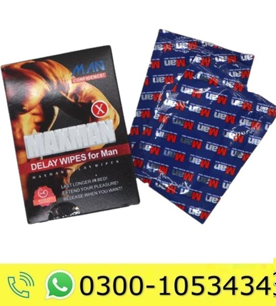 Maxman Delay Wipes Price in Pakistan