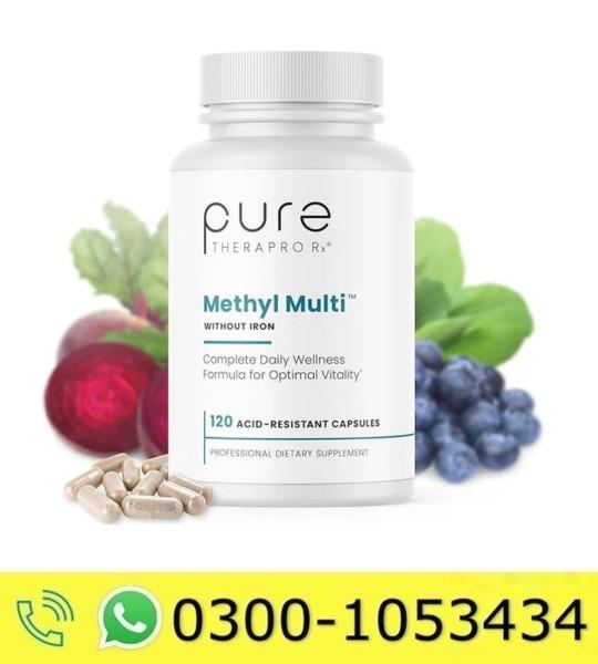 Pure Therapro Methyl Multi Without Iron Capsules Price in Pakistan