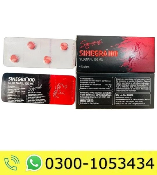 Sinegra 100mg Tablets Price in Pakistan