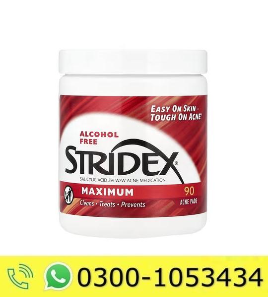 Stridex Maximum Alcohol Free 90 Acne Pads Price in Pakistan