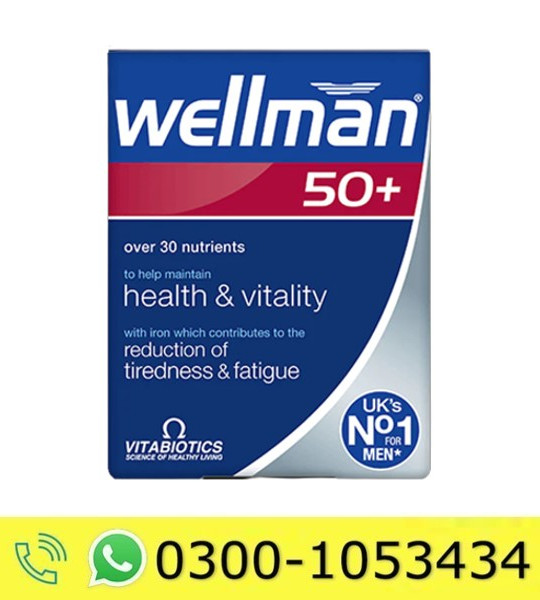 Wellman 50+ Tablets Price in Pakistan